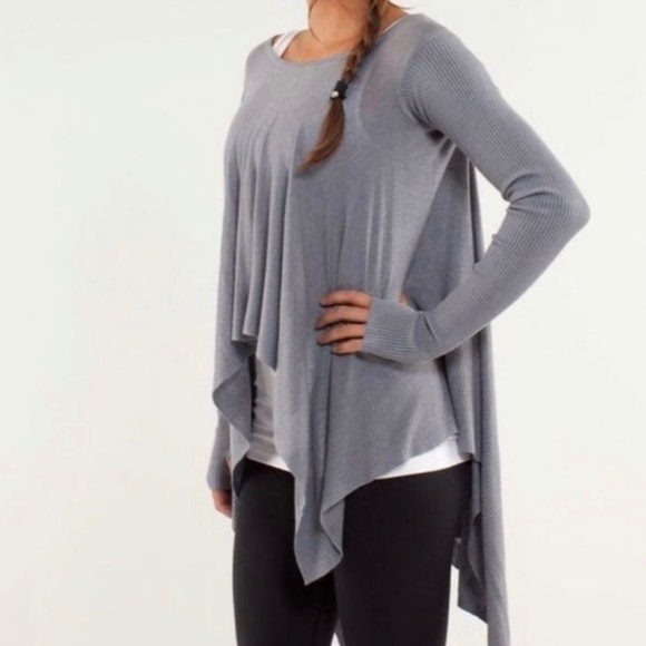 LULULEMON Enlightened Pullover Sweater in Heathered Fossil Sz S - Picture 1 of 10
